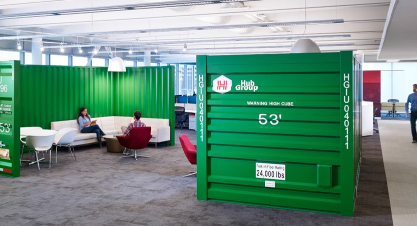 Hub Group Recieves Editors Pick for Coolest Office in Chicago